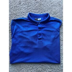 Callaway Opt Dri Blue Men’s Golf Polo Size XL Casual Polyester Golfing Polo